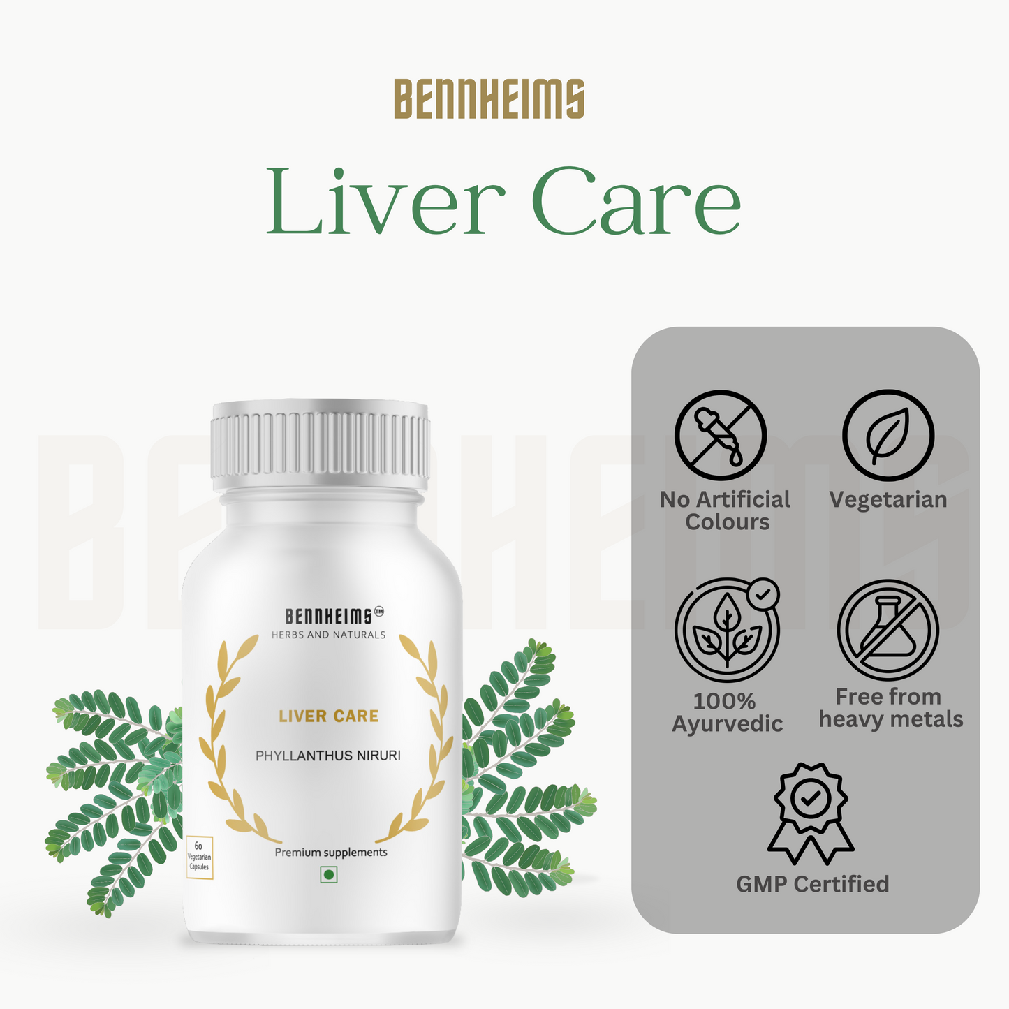 Bennheims Liver Care Ayurvedic Supplement